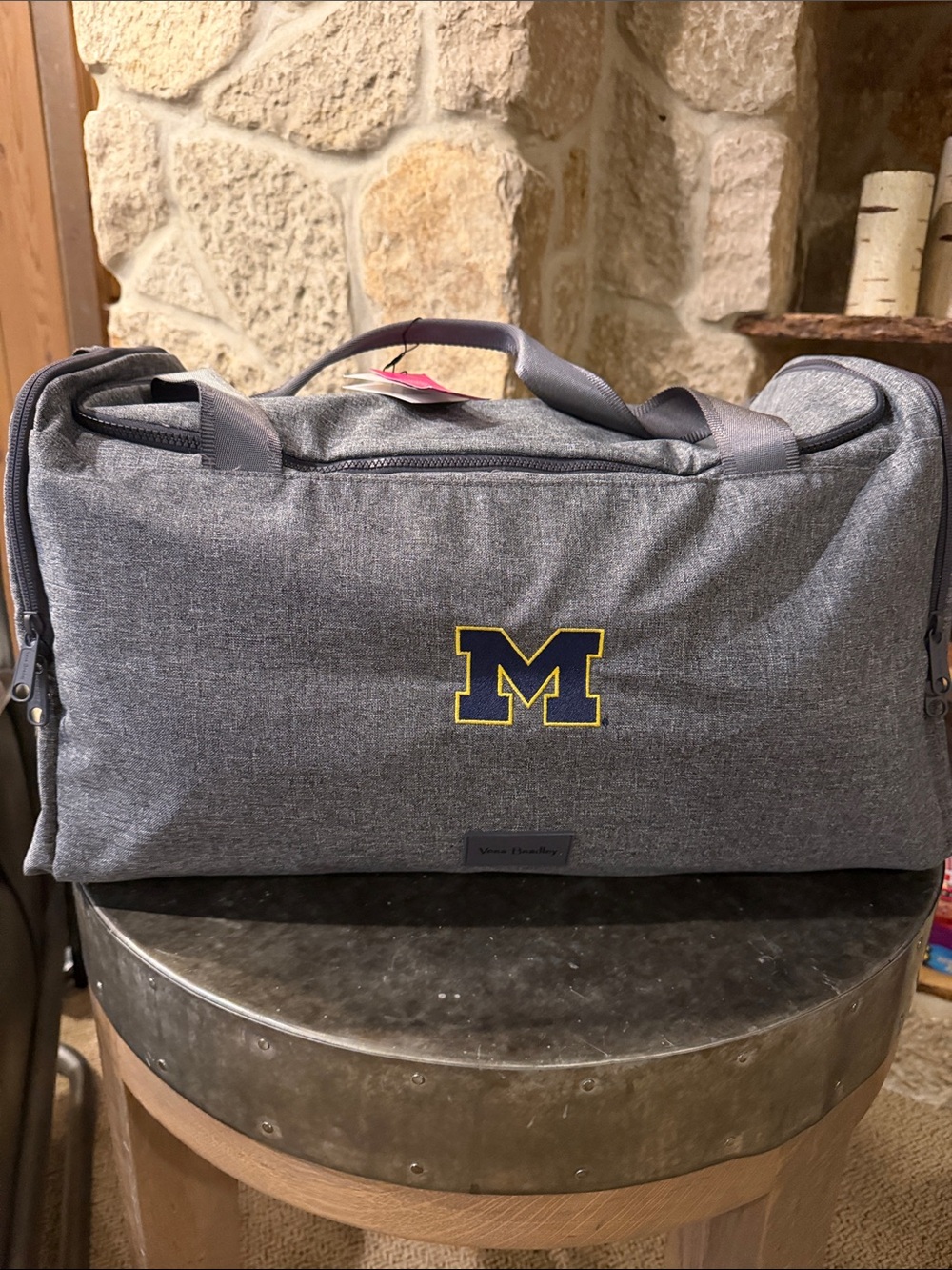 University of Michigan Vera Bradley Reactive Travel Duffel